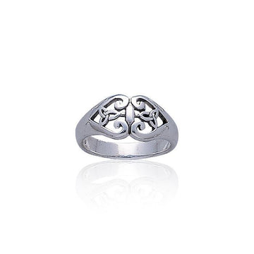 Celtic Knotwork Sterling Silver Ring TR3402 - Jewelry